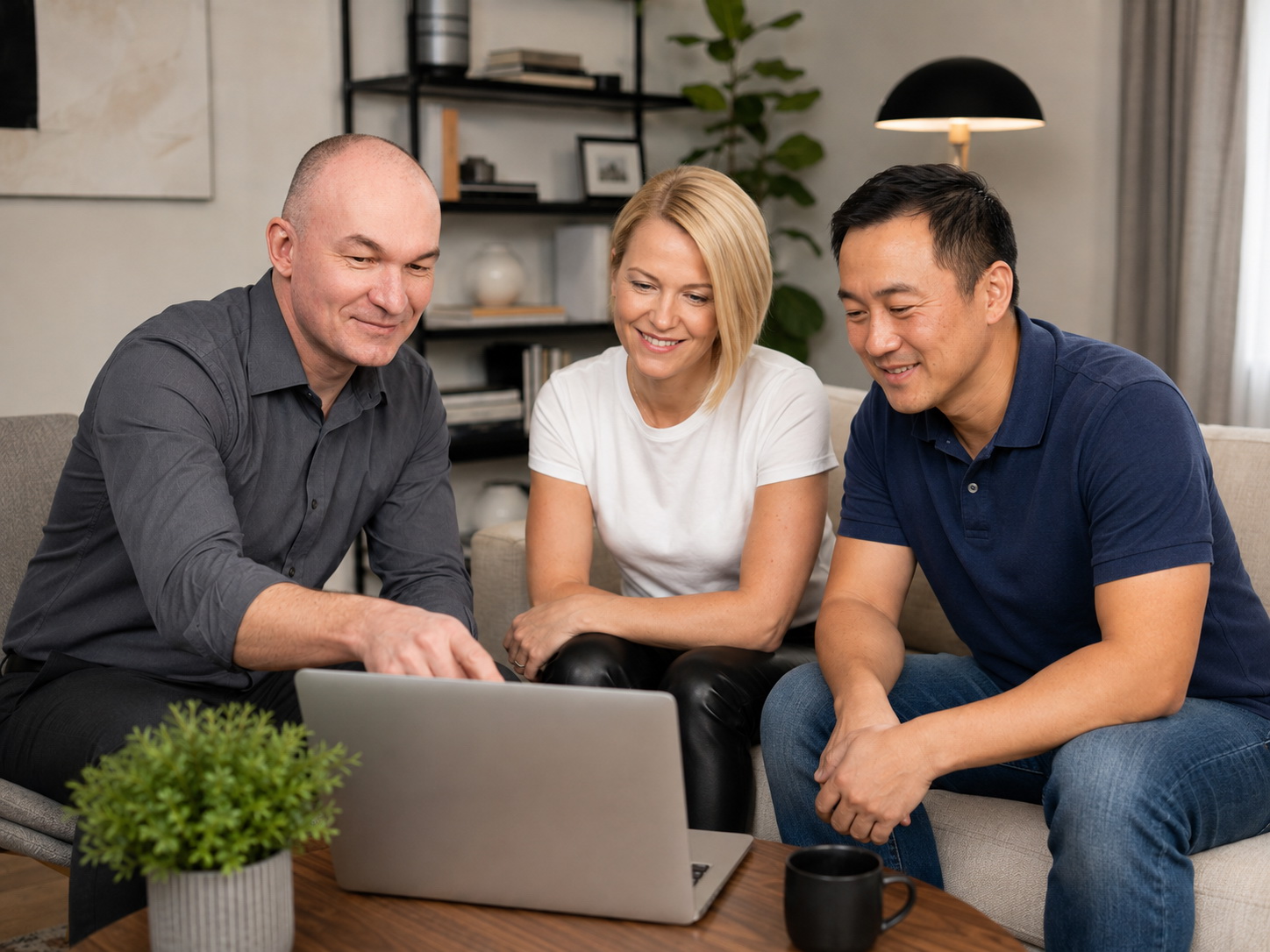 Financial discussion between advisor and homeowner